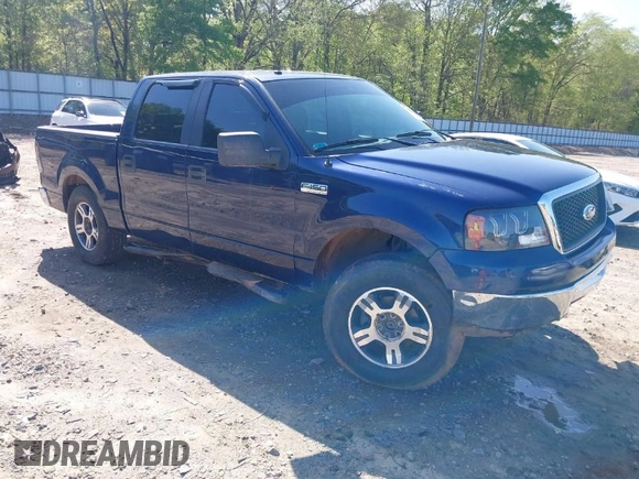 2008 Ford F-150 XLT with VIN 1FTPW12V68FA38420, listed as a IAAI auction lot 41978982 with 151,894 mi miles. Bid and sale history available at carsss.com. Image 1.