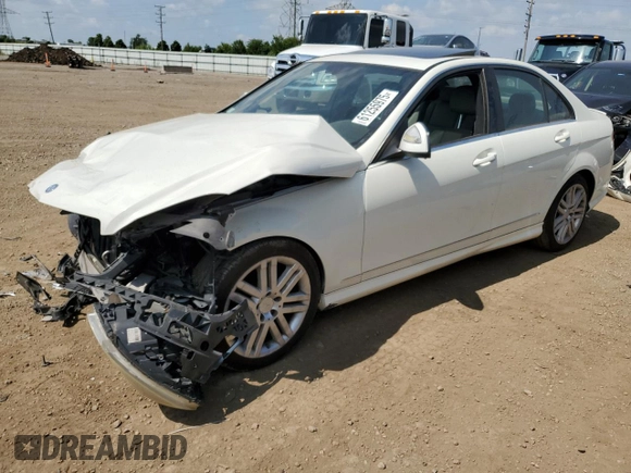 2008 Mercedes-Benz C 300 Sport with VIN WDDGF81X08F125067, listed as a Copart auction lot 61255975 with Not provided miles and Salvage title. Bid and sale history available at DreamBid. Image 1.