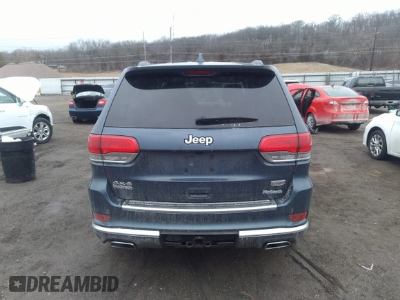 2019 Jeep Grand Cherokee Summit with VIN 1C4RJFJG9KC845787, listed as a IAAI auction lot 41711801 with 83,501 mi miles. Bid and sale history available at carsss.com. Image 16.