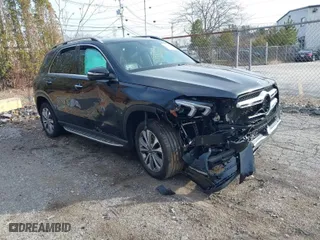 2022 Mercedes-Benz GLE with VIN 4JGFB4KB2NA762124, listed as a IAAI auction lot 41016803 with 43,857 mi miles. Bid and sale history available at carsss.com. Image 1.