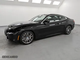 2025 BMW 4 Series 430i with VIN WBA43DA05SCT00064, listed as a Copart auction lot 53855305 with 11,515 mi miles and Clean Title. Bid and sale history available at carsss.com. Image 1.