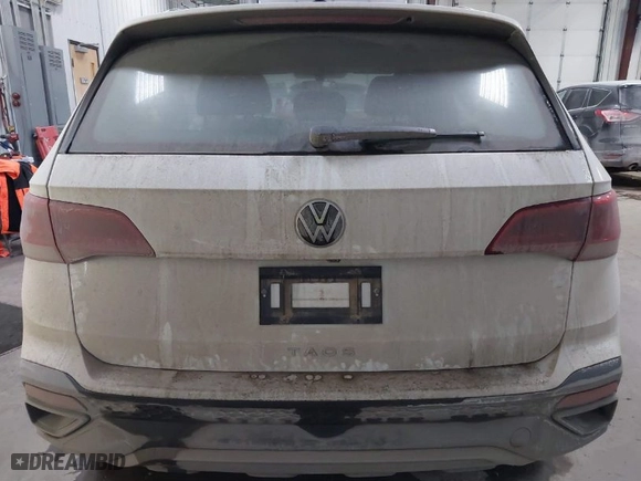 2023 Volkswagen Taos S with VIN 3VVCX7B21PM369216, listed as a IAAI auction lot 41343150 with 22,350 mi miles. Bid and sale history available at carsss.com. Image 16.