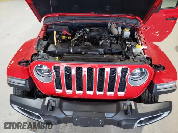 2022 Jeep Gladiator Overland z VIN 1C6HJTFG4NL153418, wystawiony jako Copart lot #46349715 z przebiegiem 25 706 mil mil oraz Szkoda całkowita • Salvage title. Historia ofert i sprzedaży dostępna na DreamBid. Obrazek 11.