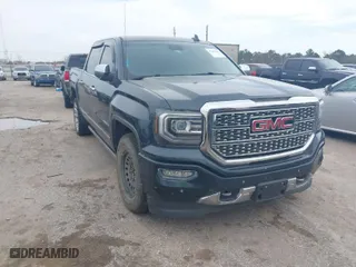 2018 GMC Sierra 1500 Denali with VIN 3GTU2PEJ6JG446091, listed as a IAAI auction lot 41659323 with 109,986 mi miles. Bid and sale history available at carsss.com. Image 1.