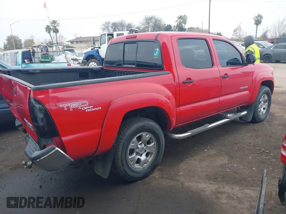 2008 Toyota Tacoma PreRunner with VIN 3TMJU62N98M059769, listed as a IAAI auction lot 41368969 with 213,604 mi miles. Bid and sale history available at carsss.com. Image 4.
