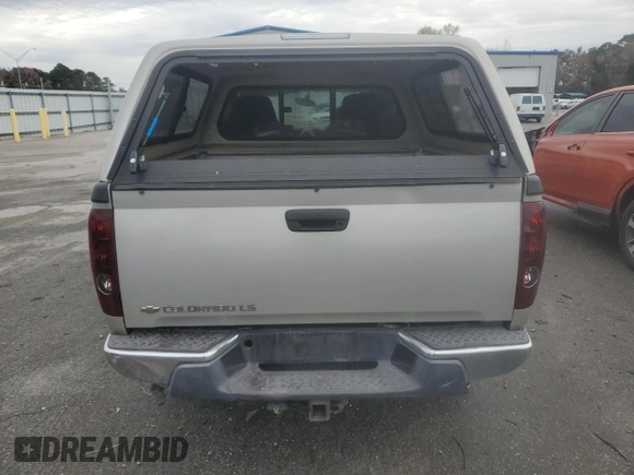 2005 Chevrolet Colorado 1SC LS Z85 with VIN 1GCDT136058162329, listed as a Copart auction lot 84167324 with 224,906 mi miles and Salvage title. Bid and sale history available at DreamBid. Image 6.