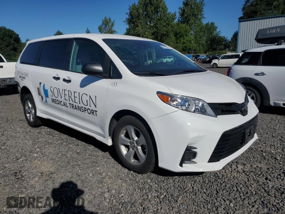 2019 Toyota Sienna L with VIN 5TDZZ3DC5KS972437, listed as a Copart auction lot 69219564 with 85,603 mi miles and Salvage Title. Bid and sale history available at carsss.com. Image 4.