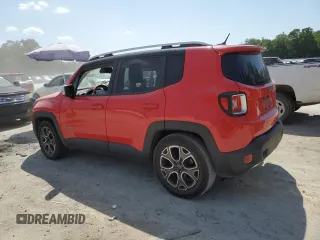 2016 Jeep Renegade Limited with VIN ZACCJADT9GPC84446, listed as a Copart auction lot 52885155 with 145,735 mi miles and Salvage Title. Bid and sale history available at DreamBid. Image 2.