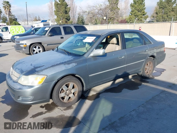 2002 Toyota Avalon XL with VIN 4T1BF28B02U262066, listed as a IAAI auction lot 41896384 with 184,646 mi miles and . Bid and sale history available at DreamBid. Image 2.
