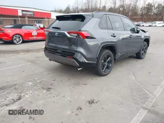 2021 Toyota RAV4 Hybrid XSE with VIN 4T3E6RFV9MU053485, listed as a IAAI auction lot 41761892 with 36,156 mi miles. Bid and sale history available at carsss.com. Image 4.