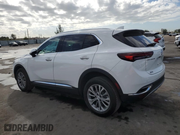 2022 Buick Envision Preferred with VIN LRBAZLR46ND009866, listed as a Copart auction lot 46472455 with 17,175 mi miles and Salvage Title. Bid and sale history available at carsss.com. Image 2.