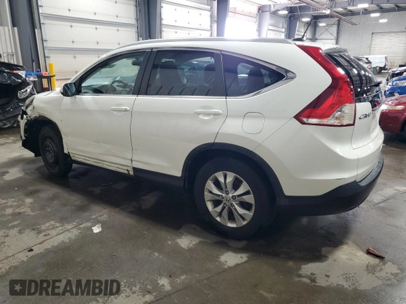 2013 Honda CR-V EX-L with VIN 5J6RM4H74DL001820, listed as a Copart auction lot 52120665 with 185,334 mi miles and Salvage Title. Bid and sale history available at carsss.com. Image 2.