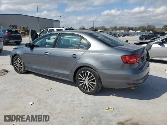 2015 Volkswagen Jetta Sport with VIN 3VWD17AJ9FM214051, listed as a Copart auction lot 45577485 with 109,361 mi miles and Non repairable. Bid and sale history available at DreamBid. Image 2.