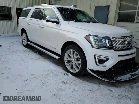 2019 Ford Expedition Max Platinum with VIN 1FMJK1MT7KEA30171, listed as a Copart auction lot 41403075 with 104,440 mi miles and Salvage title. Bid and sale history available at DreamBid. Image 12.