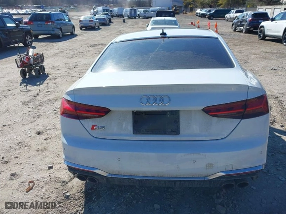 2022 Audi S5 Coupe Premium Plus with VIN WAUP4AF54NA031486, listed as a IAAI auction lot 41628400 with NaN miles. Bid and sale history available at carsss.com. Image 16.