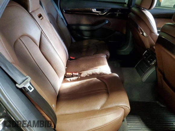 2013 Audi A8 4.0L с VIN WAUR2AFD0DN010633, выставлен на аукционе Copart как лот 47470525 с пробегом 127 801 миль миль и Списание • Salvage title. История ставок и продаж доступна на DreamBid. Изображение 10.