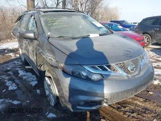 2014 Nissan Murano S with VIN JN8AZ1MW1EW526287, listed as a IAAI auction lot 41427155 with 159,000 mi miles. Bid and sale history available at carsss.com. Image 1.