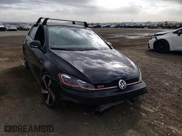 2019 Volkswagen Golf GTI S with VIN 3VW5T7AU0KM034198, listed as a Copart auction lot 46554694 with 27,092 mi miles. Bid and sale history available at carsss.com. Image 12.