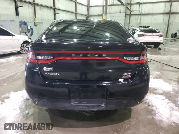 2014 Dodge Dart SXT with VIN 1C3CDFBBXED753414, listed as a Copart auction lot 86826554 with 117,327 mi miles and Salvage Title. Bid and sale history available at carsss.com. Image 6.