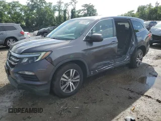 2018 Honda Pilot EX-L with VIN 5FNYF6H75JB020141, listed as a Copart auction lot 61532265 with 50,217 mi miles and Salvage title. Bid and sale history available at DreamBid. Image 1.