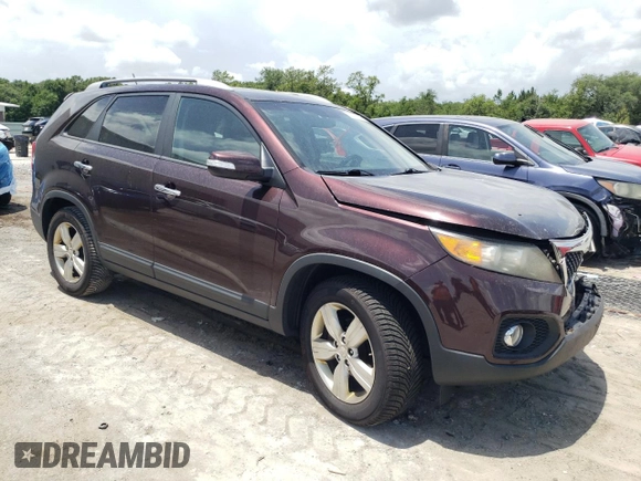 2012 Kia Sorento EX with VIN 5XYKU3A61CG206556, listed as a Copart auction lot 60078035 with Not provided miles and Salvage title. Bid and sale history available at DreamBid. Image 4.