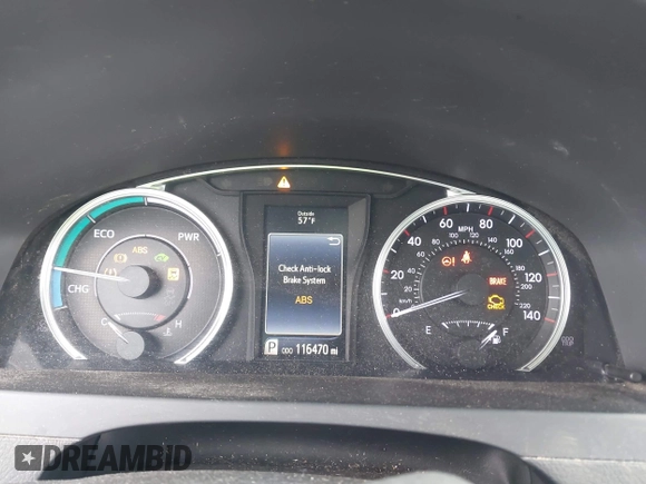 2017 Toyota Camry Hybrid LE with VIN 4T1BD1FKXHU217776, listed as a IAAI auction lot 41932079 with 116,470 mi miles. Bid and sale history available at carsss.com. Image 7.