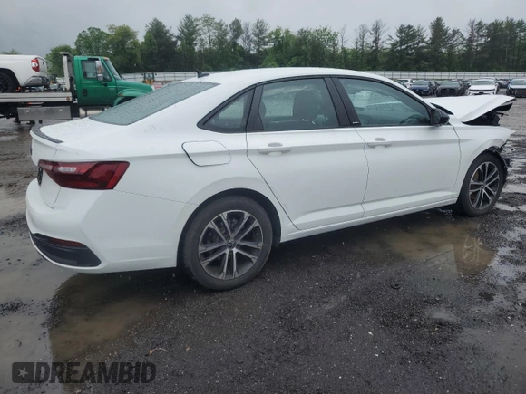 2024 Volkswagen Jetta Sport with VIN 3VWBM7BU9RM027694, listed as a Copart auction lot 56828095 with 19,627 mi miles and Salvage title. Bid and sale history available at DreamBid. Image 3.