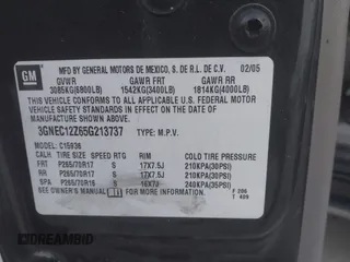 2005 Chevrolet Avalanche LS с VIN 3GNEC12Z65G213737, выставлен на аукционе IAAI как лот 41525645 с пробегом 148 087 миль миль и . История ставок и продаж доступна на DreamBid. Изображение 9.