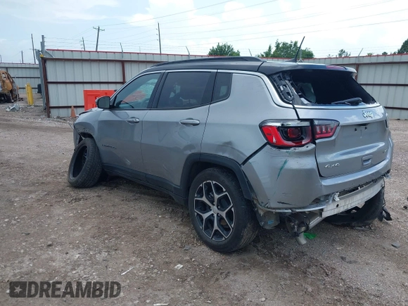 2024 Jeep Compass Limited с VIN 3C4NJDCN0RT610787, выставлен на аукционе IAAI как лот 42506705 с пробегом 54 843 миль миль и . История ставок и продаж доступна на DreamBid. Изображение 3.