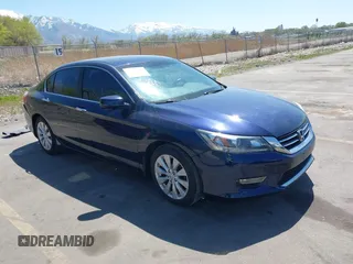 2013 Honda Accord EX z VIN 1HGCR2F78DA274017, wystawiony jako IAAI lot #42014216 z przebiegiem 168 310 mil mil oraz . Historia ofert i sprzedaży dostępna na DreamBid. Obrazek 1.