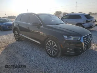 2018 Audi Q7 Premium with VIN WA1AHAF79JD029122, listed as a Copart auction lot 75455624 with 140,781 mi miles and Salvage title. Bid and sale history available at DreamBid. Image 4.