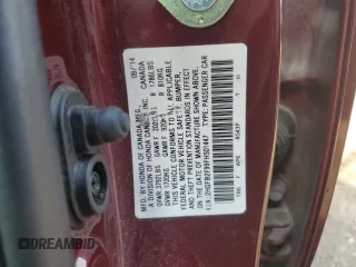 2015 Honda Civic EX-L z VIN 2HGFB2F99FH501447, wystawiony jako Copart lot #54046345 z przebiegiem 116 910 mil mil oraz Szkoda całkowita • Salvage title. Historia ofert i sprzedaży dostępna na DreamBid. Obrazek 13.