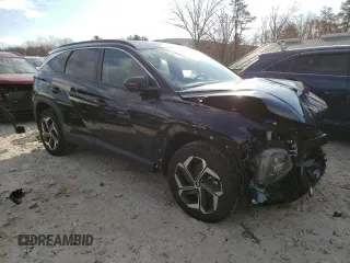 2023 Hyundai Tucson SEL with VIN 5NMJFCAE2PH186035, listed as a Copart auction lot 79243844 with 20,441 mi miles and Salvage Title. Bid and sale history available at carsss.com. Image 4.