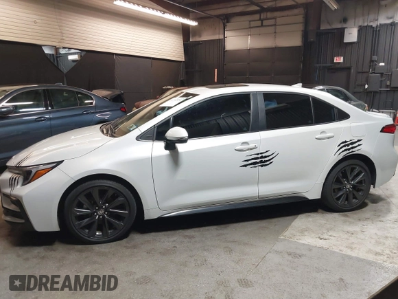 2023 Toyota Corolla SE with VIN 5YFP4MCE0PP151910, listed as a IAAI auction lot 41732551 with 27,525 mi miles and . Bid and sale history available at DreamBid. Image 14.