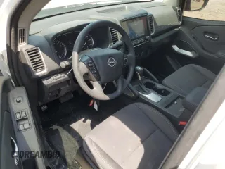 2024 Nissan Frontier S with VIN 1N6ED1CLXRN631616, listed as a Copart auction lot 57158585 with 19,495 mi miles and Salvage title. Bid and sale history available at DreamBid. Image 8.