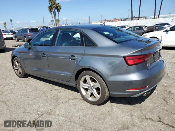2017 Audi A3 Sedan Premium with VIN WAUAUGFF6H1038767, listed as a Copart auction lot 46280774 with 49,791 mi miles. Bid and sale history available at carsss.com. Image 2.