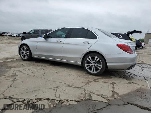 2017 Mercedes-Benz C 300 with VIN 55SWF4JB8HU188472, listed as a Copart auction lot 54317805 with 147,511 mi miles and Salvage Title. Bid and sale history available at carsss.com. Image 2.