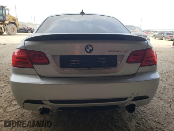 2011 BMW 3 Series 335is with VIN WBAKG1C50BE599437, listed as a Copart auction lot 61936864 with 165,046 mi miles and Salvage Title. Bid and sale history available at carsss.com. Image 6.