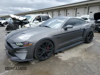 2018 Ford Mustang GT with VIN 1FA6P8CF1J5103376, listed as a Copart auction lot 49942105 with 49,247 mi miles and Salvage Title. Bid and sale history available at carsss.com. Image 1.