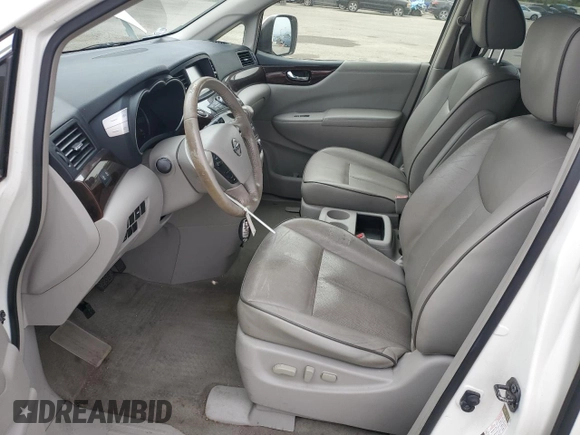 2015 Nissan Quest S with VIN JN8AE2KP6F9120261, listed as a Copart auction lot 55038694 with 127,294 mi miles. Bid and sale history available at carsss.com. Image 7.