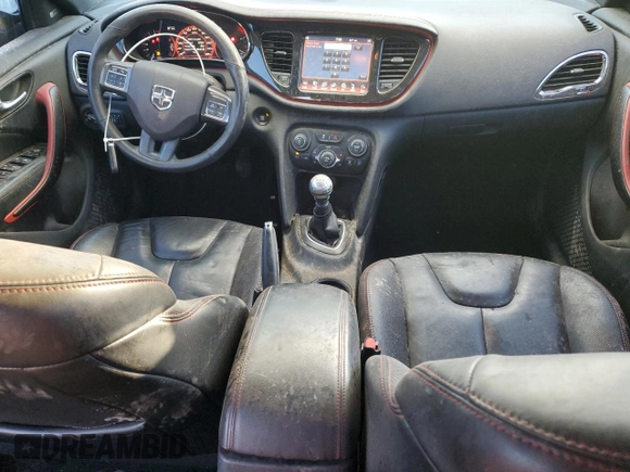 2014 Dodge Dart GT with VIN 1C3CDFEB1ED683538, listed as a Copart auction lot 48245315 with 123,660 mi miles and Salvage Title. Bid and sale history available at carsss.com. Image 8.