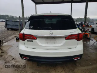 2016 Acura MDX with VIN 5FRYD3H27GB013997, listed as a Copart auction lot 82675154 with 97,776 mi miles and Salvage Title. Bid and sale history available at carsss.com. Image 6.