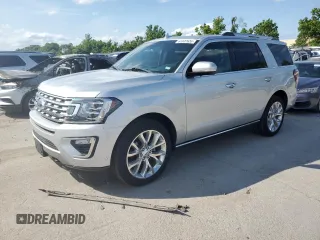 2018 Ford Expedition Limited with VIN 1FMJU2AT4JEA46749, listed as a Copart auction lot 61037635 with 135,527 mi miles and Salvage title. Bid and sale history available at DreamBid. Image 1.