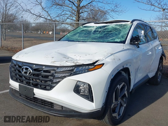 2022 Hyundai Tucson SEL with VIN 5NMJFCAE7NH085117, listed as a IAAI auction lot 41592496 with 16,576 mi miles. Bid and sale history available at carsss.com. Image 17.