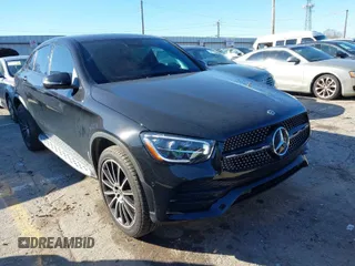 2022 Mercedes-Benz GLC with VIN W1N0J8EB6NG039012, listed as a IAAI auction lot 41561378 with 44,498 mi miles. Bid and sale history available at carsss.com. Image 1.