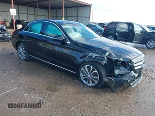 2017 Mercedes-Benz C 300 with VIN 55SWF4KB8HU201820, listed as a IAAI auction lot 41459590 with 90,775 mi miles and . Bid and sale history available at carsss.com. Image 1.