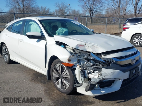 2017 Honda Civic Sedan EX-L with VIN 2HGFC1F70HH651956, listed as a IAAI auction lot 41754511 with 129,385 mi miles. Bid and sale history available at carsss.com. Image 6.
