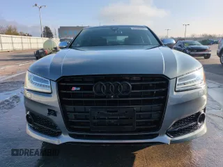 2015 Audi S8 with VIN WAUK2AFDXFN017156, listed as a Copart auction lot 50602605 with 100,224 mi miles and Salvage Title. Bid and sale history available at carsss.com. Image 5.