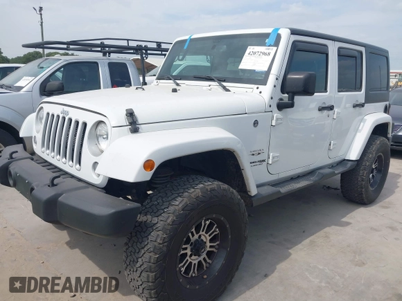 2018 Jeep Wrangler Unlimited Sahara with VIN 1C4HJWEG1JL801934, listed as a IAAI auction lot 42072968 with 112,432 mi miles and . Bid and sale history available at DreamBid. Image 17.