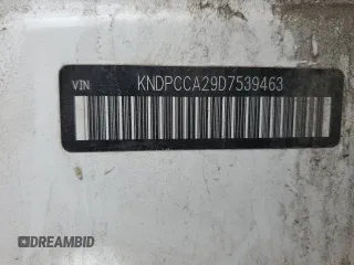 2013 Kia Sportage EX with VIN KNDPCCA29D7539463, listed as a Copart auction lot 58605095 with 143,533 mi miles and Salvage title. Bid and sale history available at DreamBid. Image 14.